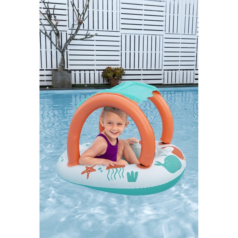 Bestway - Comfort Plush Children's Inflatable Boat with Sunshade 78x61.5x56.5 cm - 34203 - Image 3