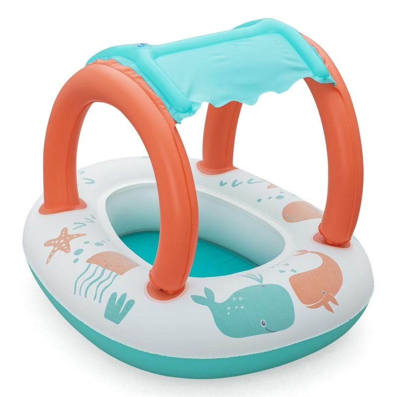 Bestway - Comfort Plush Children's Inflatable Boat with Sunshade 78x61.5x56.5 cm - 34203 - Image 2