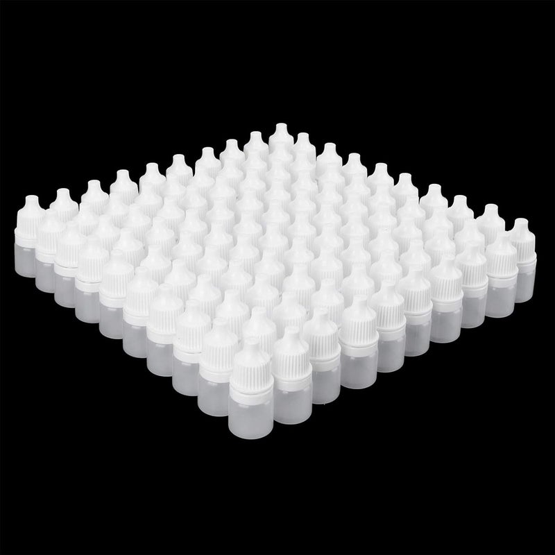 Haofy 100Pcs Squeezable Eye Drop Bottles, Refillable 0.07 Fl Oz Plastic Containers for Light Oils Paint Eye Drops Travel Use. Easy Squeeze Design Ensures Precise Liquid Control. - Image 3