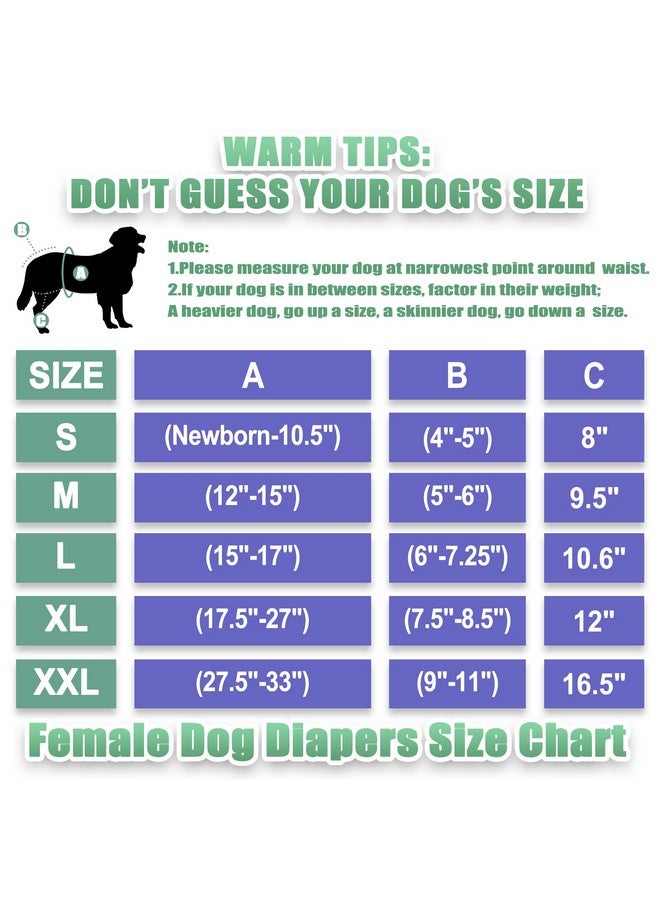 ويجريكو حفاضات الكلاب النسائية القابلة للغسل من ويجريكو، حفاضات ماصة للغاية وقابلة لإعادة الاستخدام للكلاب في فترة الشبق، حفاضات فترة الحيض للكلاب، عبوة من 3 قطع (أسود، مقاس كبير جدًا) - Image 2
