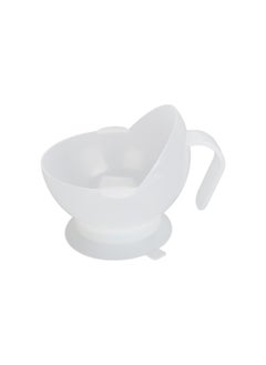 Spill Proof Scoop Bowl with Suction Base, Self Feeding Adaptive Bowl Adaptive Eating Utensils for Adults Elderly Disabled