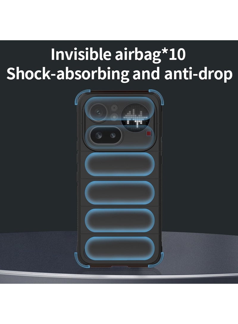 general Case for Nothing Phone (4a) Pro, Skin-Friendly Flexible Soft TPU Silicone Airbag Shock-Absorption Anti-Drop Anti-Slip Shockproof Cover for Nothing Phone 4a Pro - Image 2