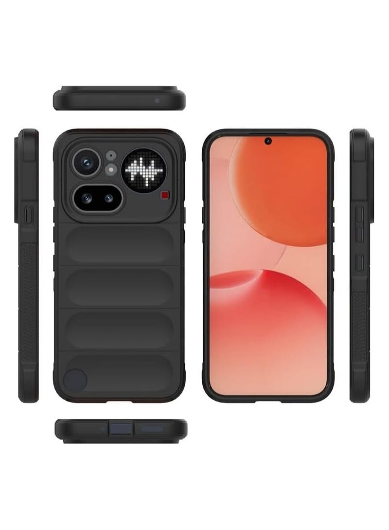 general Case for Nothing Phone (4a) Pro, Skin-Friendly Flexible Soft TPU Silicone Airbag Shock-Absorption Anti-Drop Anti-Slip Shockproof Cover for Nothing Phone 4a Pro - Image 3
