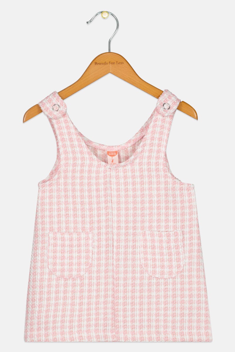 KOTON Toddlers Girl Textured Casual Dress, Multicolor - Image 1