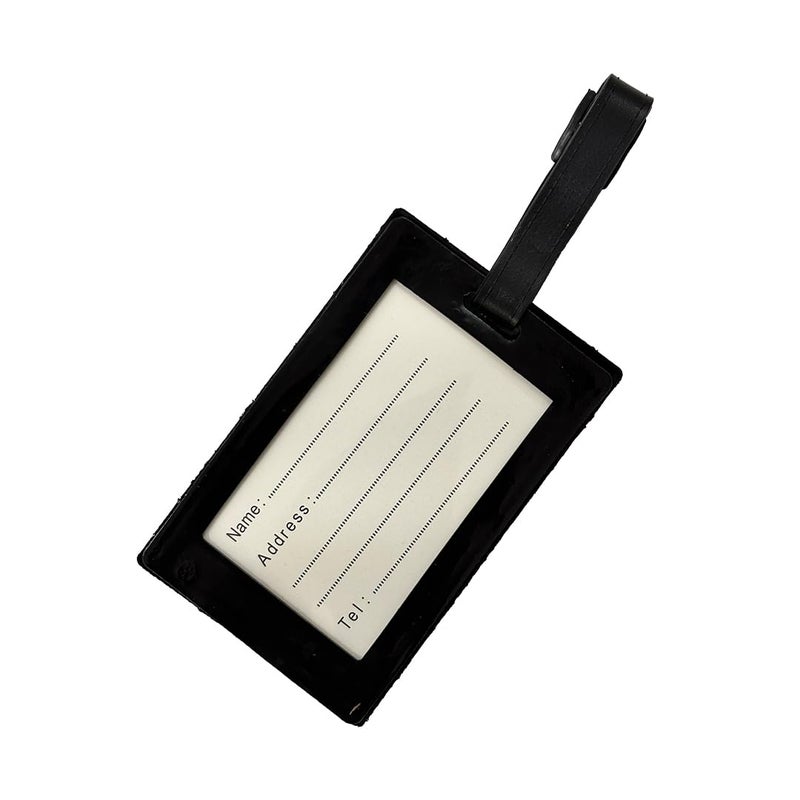 Eitheo بطاقات أمتعة للأطفال بطاقات أمتعة مع اسم وعنوان | بطاقات أمتعة سيليكون للحقائب، بطاقات لتحديد هوية حقائب السفر/حقائب المدرسة ملونة متعددة (بطاقات VIP) - Image 5