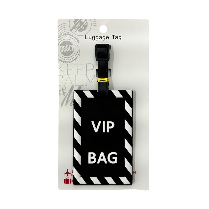 Eitheo بطاقات أمتعة للأطفال بطاقات أمتعة مع اسم وعنوان | بطاقات أمتعة سيليكون للحقائب، بطاقات لتحديد هوية حقائب السفر/حقائب المدرسة ملونة متعددة (بطاقات VIP) - Image 4