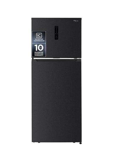 SUPER GENERAL 700L Gross & 528L Net Capacity Double Door Top Mount Refrigerator with Digital Control with Temperature Display, Total No Frost, Twist Ice Maker, Inverter Compressor 528 L SGR715IE Black Inox