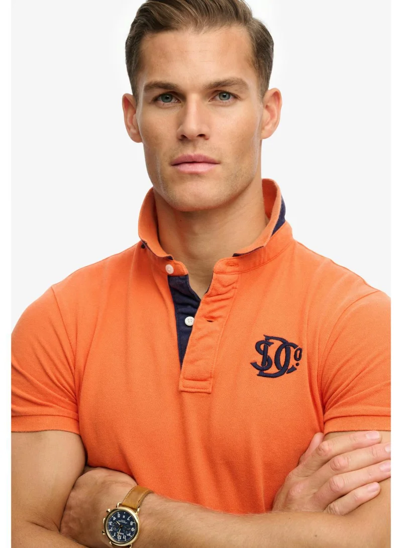 Superdry  Pique Monogram Polo Shirt for Men | Best Price UAE