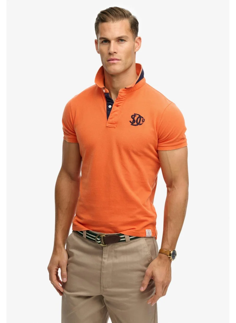 Superdry Pique Monogram Polo Shirt