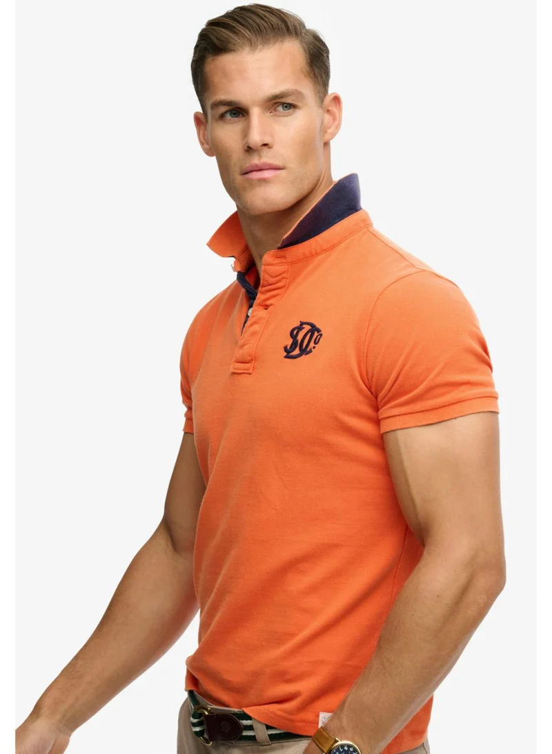 Superdry  Pique Monogram Polo Shirt for Men | Best Price UAE