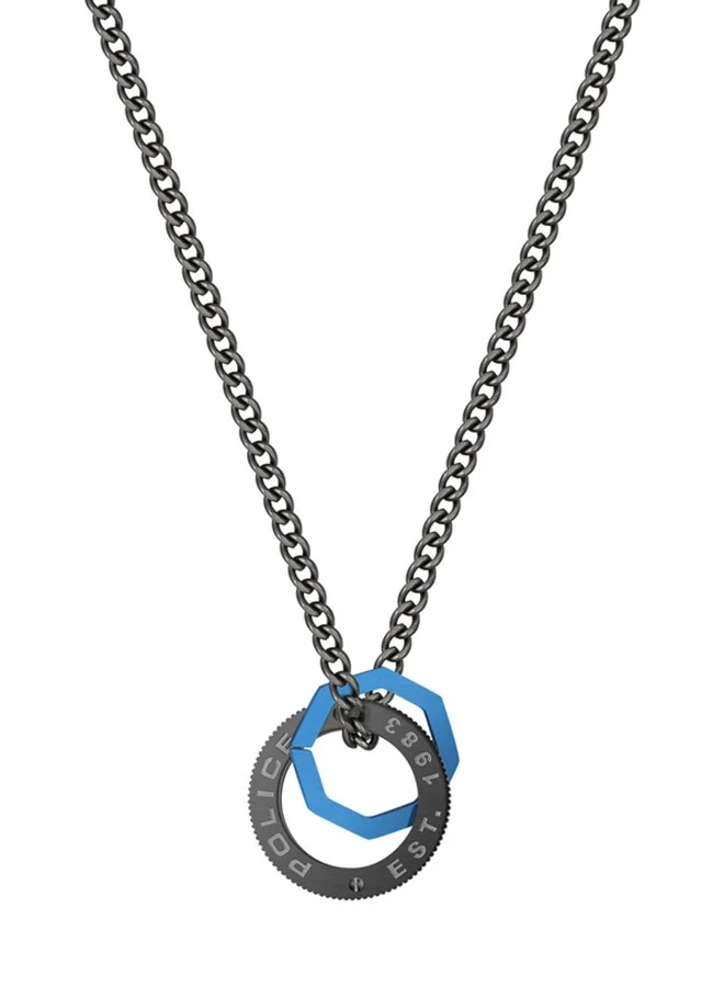 بوليس قلادة رجالية ستيف جري ميتال