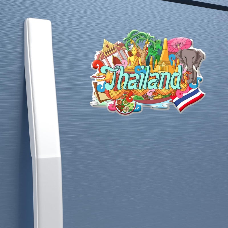 Click n ship Multicolor Thailand Fridge Magnet - Image 3
