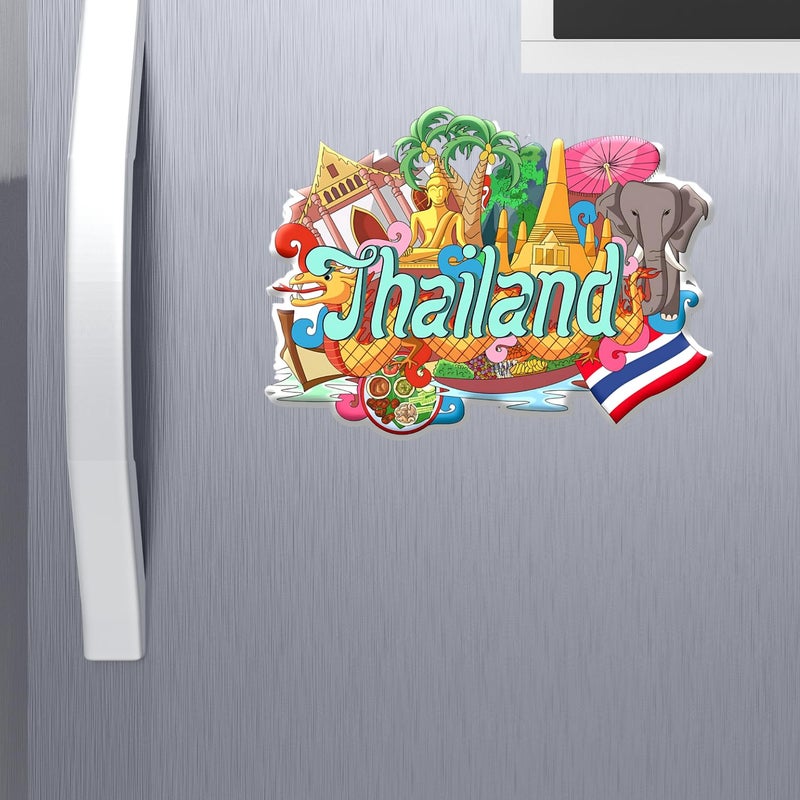 Click n ship Multicolor Thailand Fridge Magnet - Image 2