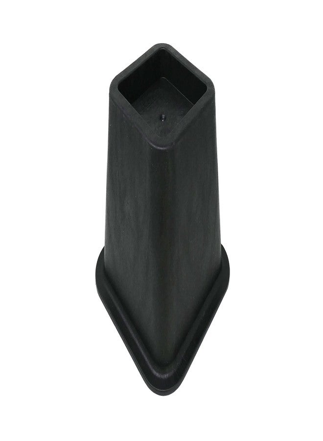 شيبرد هارد وير رافعات سرير مصبوبة مقاس 6 بوصات من Shepherd Hardware 9523، لمسة نهائية سوداء، 4 قطع - Image 3