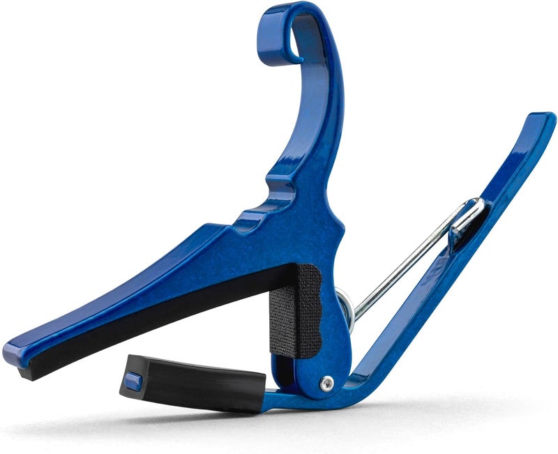 Kyser Quick-Change Guitar Capo for 6-string acoustic guitars, Blue, KG6UA - Image 2