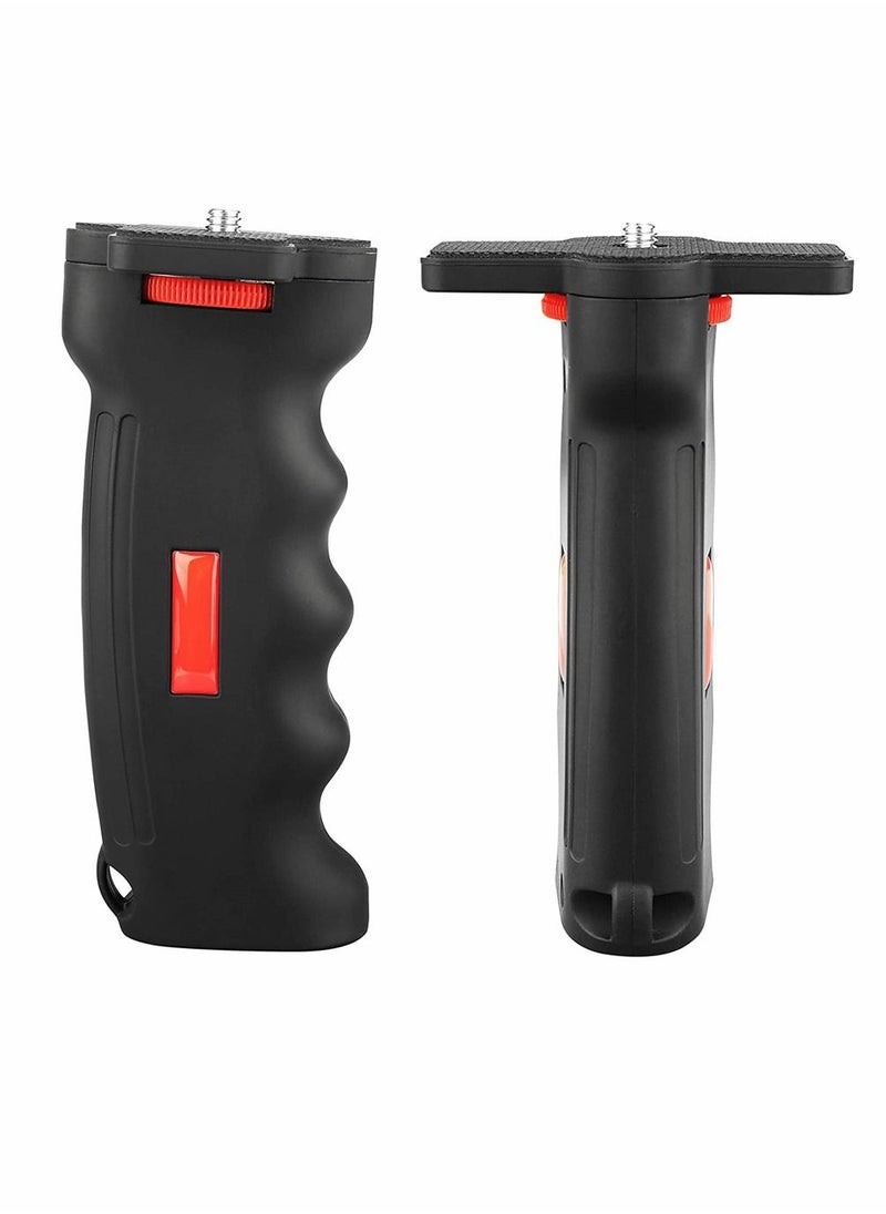 Y&D - Camera Handle Grip, Stabilizers 1/4"" Handheld Stabilizer with Wrist Strap, Grip Support Mount for DSLR Camcorder Smartphone Action Led Video Light - Image 1