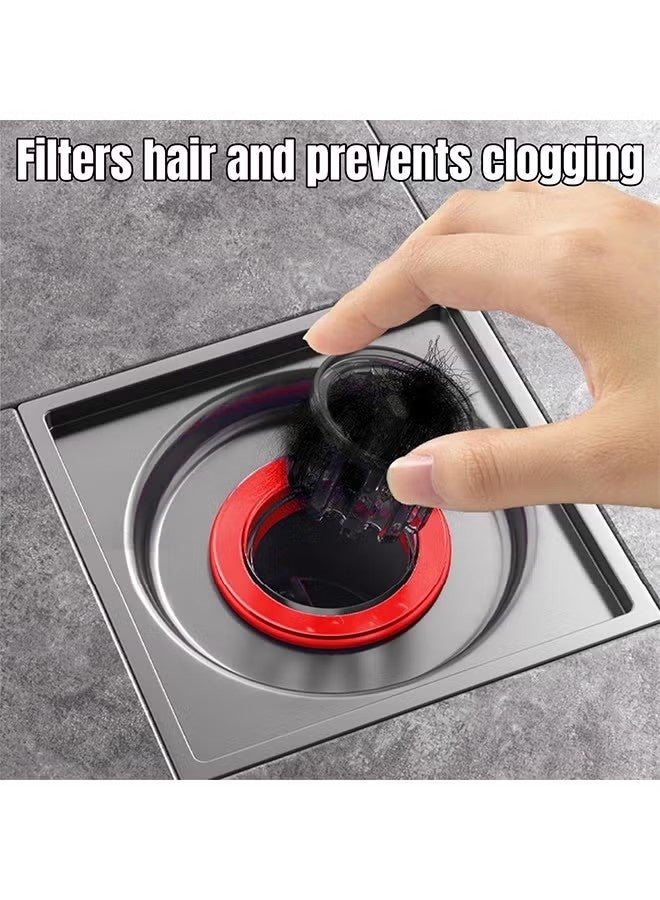 2 Pcs Odor Proof Floor Drain, Floor Drain backflow Preventer, Shower Plug, Magnetic One-Way Drain Valve, Prevent Odor Dispersion in Bathrooms, and Kitchens (1.5''-2.0'' Caliber) - Image 5