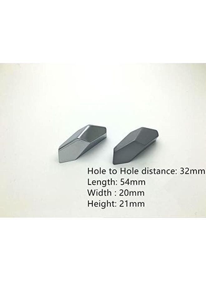 Creative Cabinet Handle Drawer Knob Zinc Alloy Hardware Pulls Black Silver CSS 32mm - Image 5