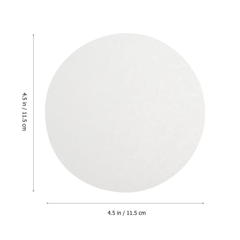 11.5cm 500 Sheets Non Stick Baking Paper Parchment Circles Food Grade Disposable Liners - Image 3