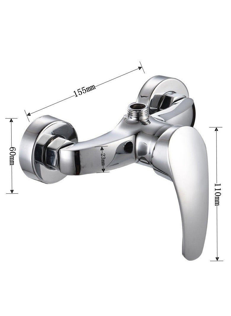 EBMINI Bathroom Wall Mounted Water Outlet Mixing Valve 