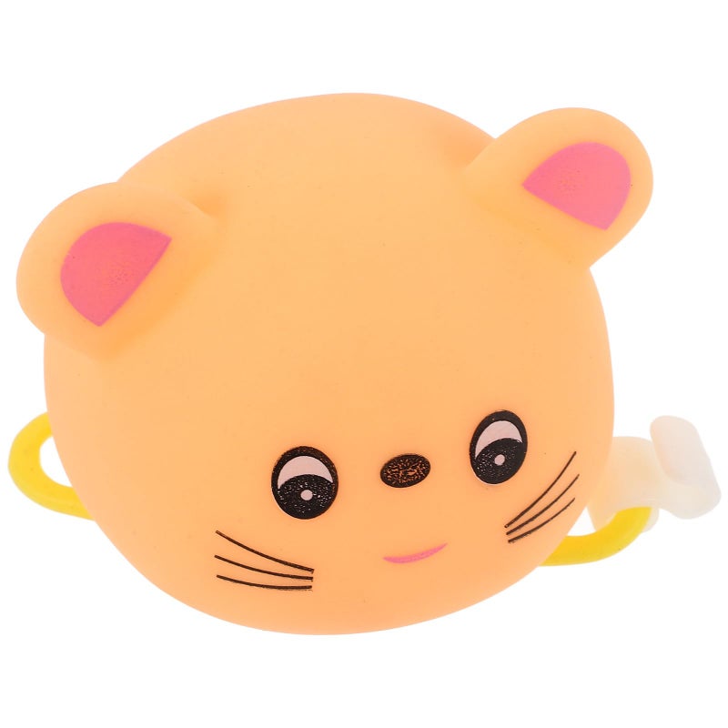 Pink Bicycle Safety Set Cartoon Squeeze Horn and Helmet Light for Mountain Road Bike - Image 2