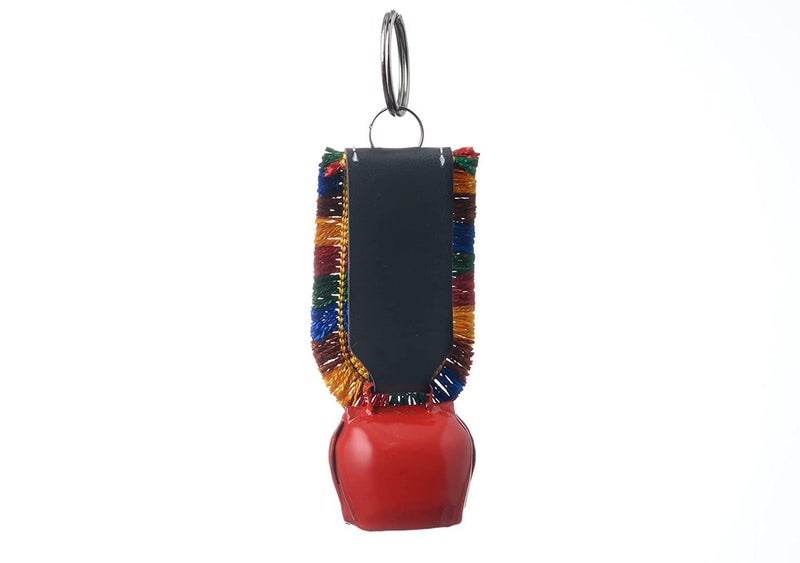 Tej Gifts Swiss Cow Bell – Metal Vastu Bell, DDLJ Style Hanging Bell Key Chain, Car & Door Hanging, Religious Wall Décor & Good Luck Gift (Size 3 = 4 cm x 2.5 cm x 13 cm) - Image 3