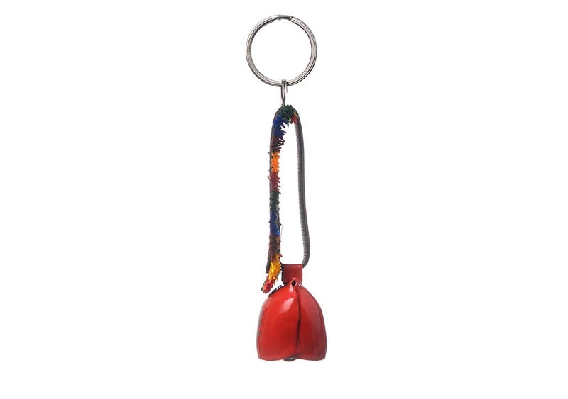 Tej Gifts Swiss Cow Bell – Metal Vastu Bell, DDLJ Style Hanging Bell Key Chain, Car & Door Hanging, Religious Wall Décor & Good Luck Gift (Size 3 = 4 cm x 2.5 cm x 13 cm) - Image 5