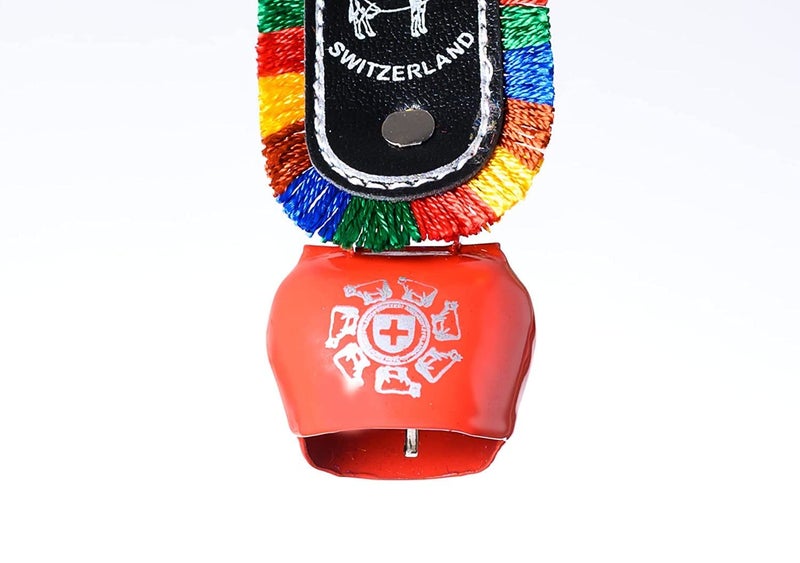 Tej Gifts Swiss Cow Bell – Metal Vastu Bell, DDLJ Style Hanging Bell Key Chain, Car & Door Hanging, Religious Wall Décor & Good Luck Gift (Size 3 = 4 cm x 2.5 cm x 13 cm) - Image 4