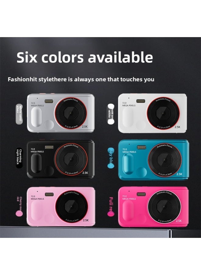 Generic HD Pixel Camera Digital Camera Entry 72 Million Card Machine Home Travel Portable Shooting-Body Color:Charming Night Black  - Image 3
