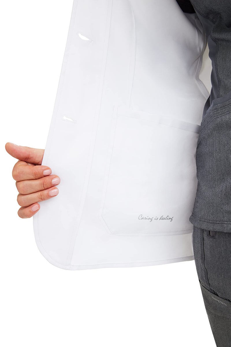 Healing Hands White Lab Coat 5 Pocket 5160 Flo Full Sleeve Women's Consult Lab Coat The White Coat Minimalist Collection XL - Image 4