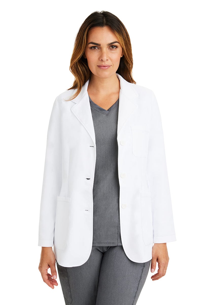 Healing Hands White Lab Coat 5 Pocket 5160 Flo Full Sleeve Women's Consult Lab Coat The White Coat Minimalist Collection XL - Image 1