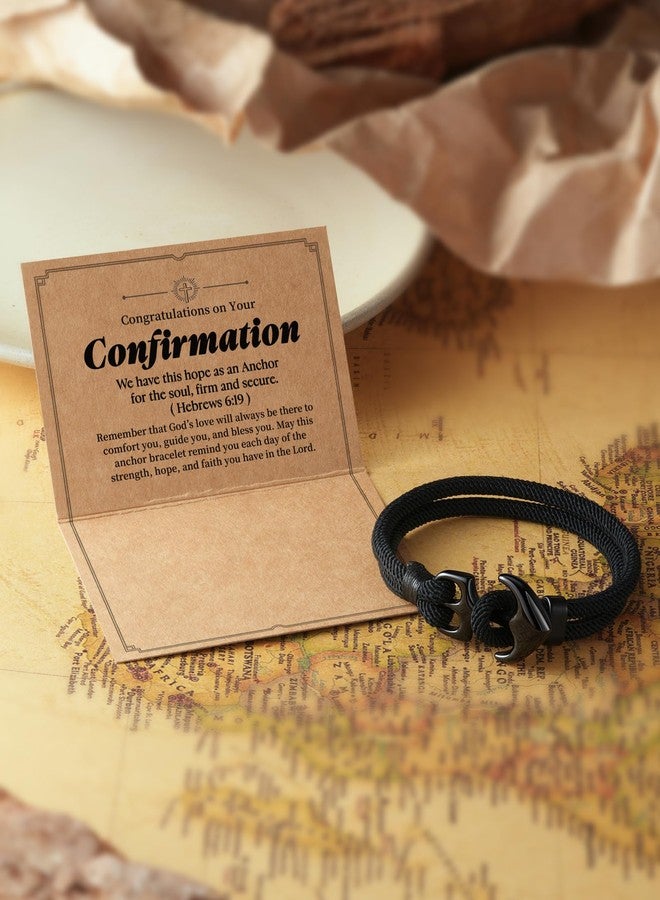 Shonyin Confirmation Gifts for Teenage Boys, Confirmation Baptism Easter Catholic Gifts Bracelet Ideas for Teen Boys Son Grandson Brother Godson Christian Religious - Image 5