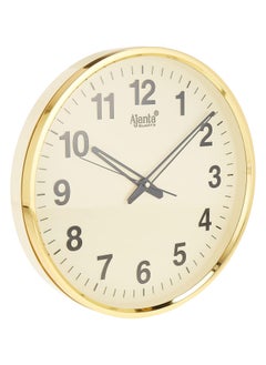 Ajanta Ajanta Quartz Wall Clock (320 X 320 X 40 mm, Gold, Plastic)  - Image 4