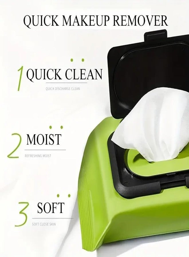 OPSUZY Avocado Moisturizing Deep Cleansing Wipes | Makeup Remover Facial Wipes | Cucumber & Vitamin E Makeup Remover Wipes Hydrating, Refreshing, Soothing (Pack Of 1, 60 Pieces) - Image 2