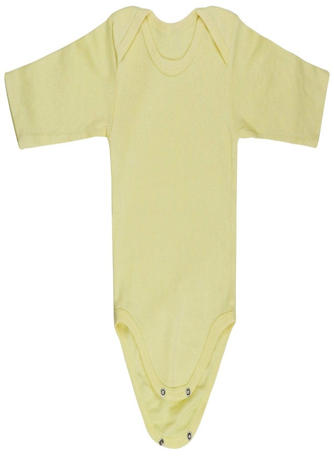 ToBeInStyle Babys' 4 Pack of 3/4 Sleeve One-Piece Bodysuit - Pastel - Size 3 - Image 5