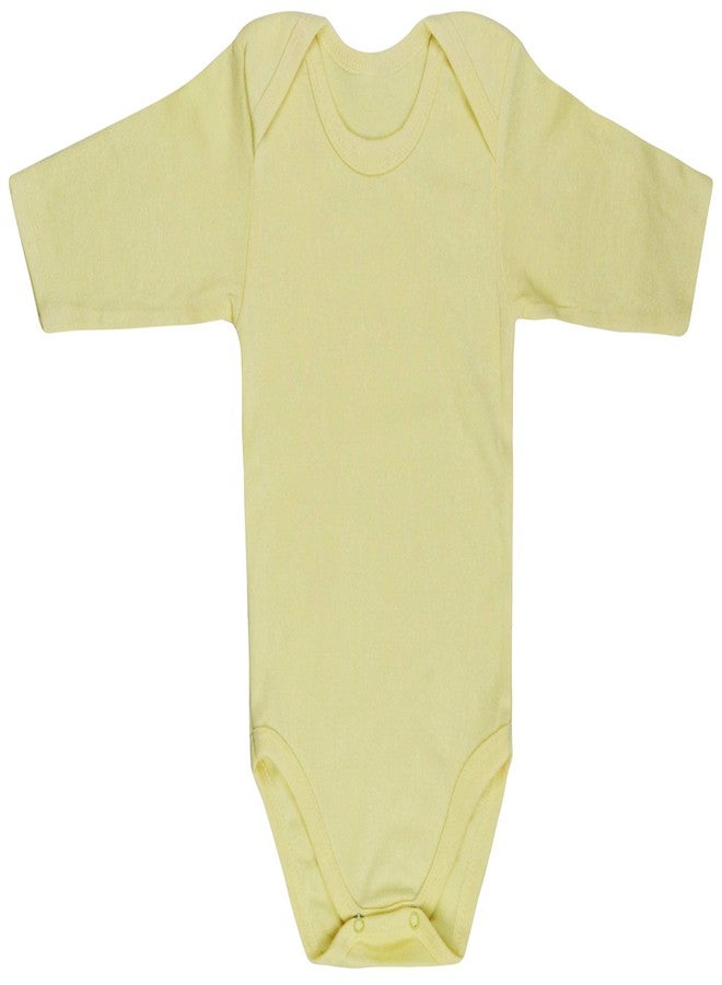 ToBeInStyle Babys' 4 Pack of 3/4 Sleeve One-Piece Bodysuit - Pastel - Size 3 - Image 4