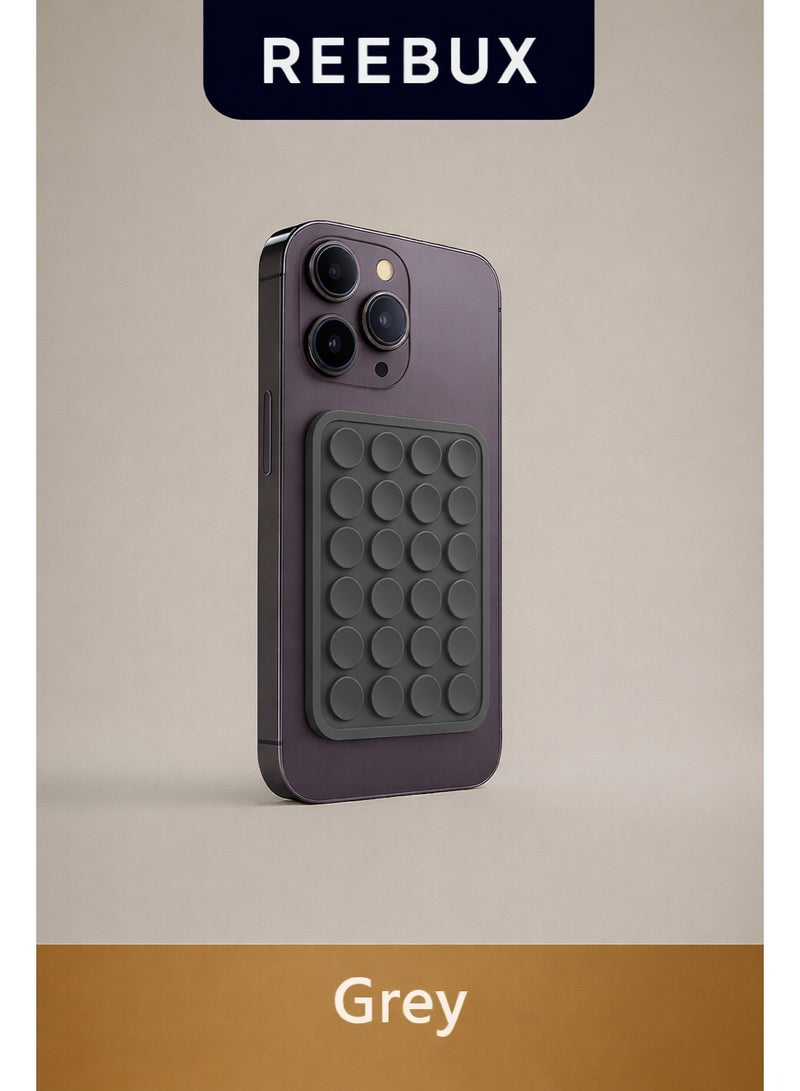 ريبوكس جراب من السيليكون قاعدة شفط للجوال، تمسك الجوال بكفره بسهولة، مناسبة للآيفون والأندرويد، ما تنزلق وتخليك تستخدم الجوال بدون ما تمسكه بيدك، ممتازة للتصوير والسيلفي وفيديوهات التيك توك - Image 1