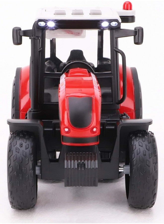 Toyland Tractor and Trailer 37cm Red with Lights and Sound - Farm Toys for Kids - Image 3