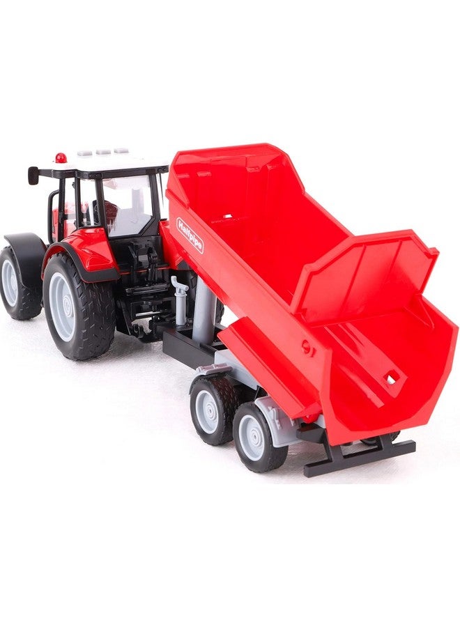 Toyland Tractor and Trailer 37cm Red with Lights and Sound - Farm Toys for Kids - Image 4