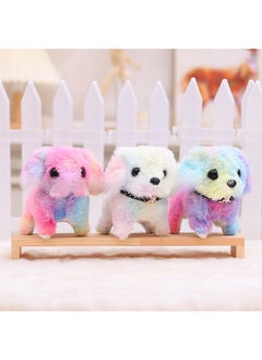 Generic Electric Plush Simulation Small White Rabbit Colorful Pets Will Walk Will Call Will Move The Mouth Will Shake Ears Long Hair Rabbit-Color:Short-haired Rabbit Brown  - Image 5