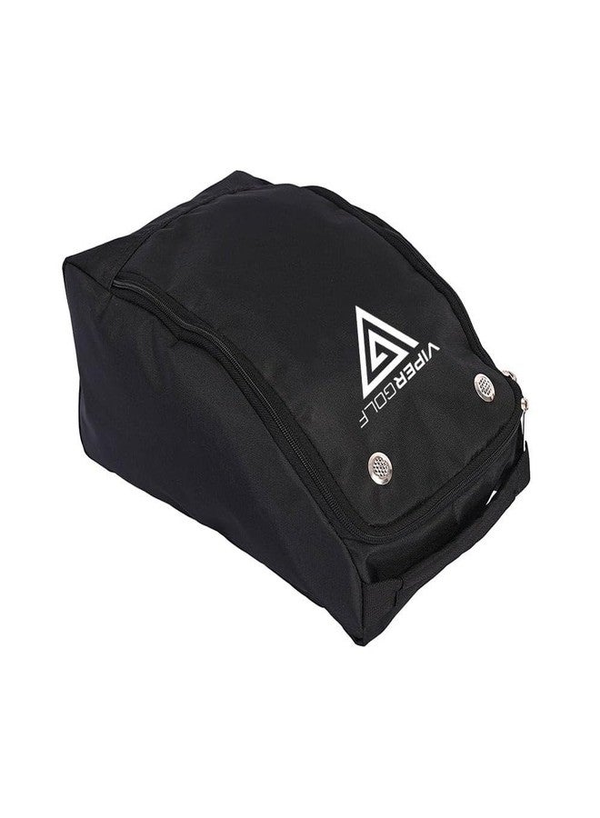 Viper Golf VIPERGOLF Two-Way Zip Closure Portable Ventilated Golf Shoe Bag for Men & Women, Golf Shoe Accessory - Image 5