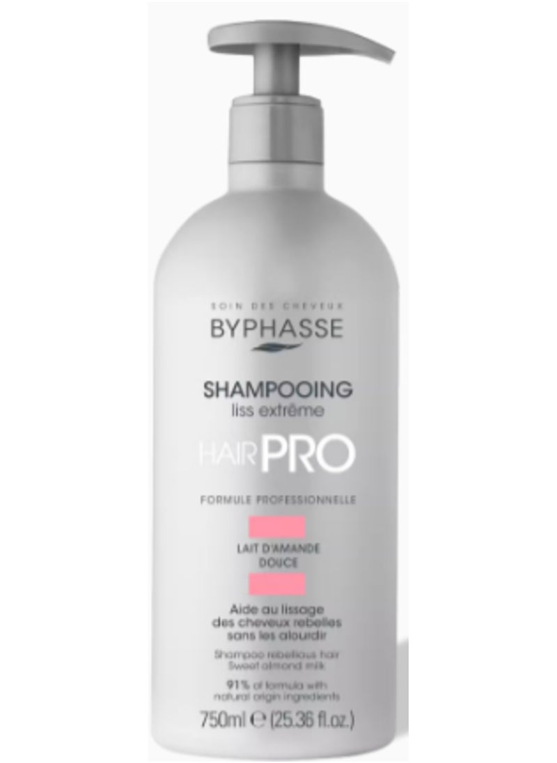 BYPHASSE byphasse shampoo rebellious hair 750ml 