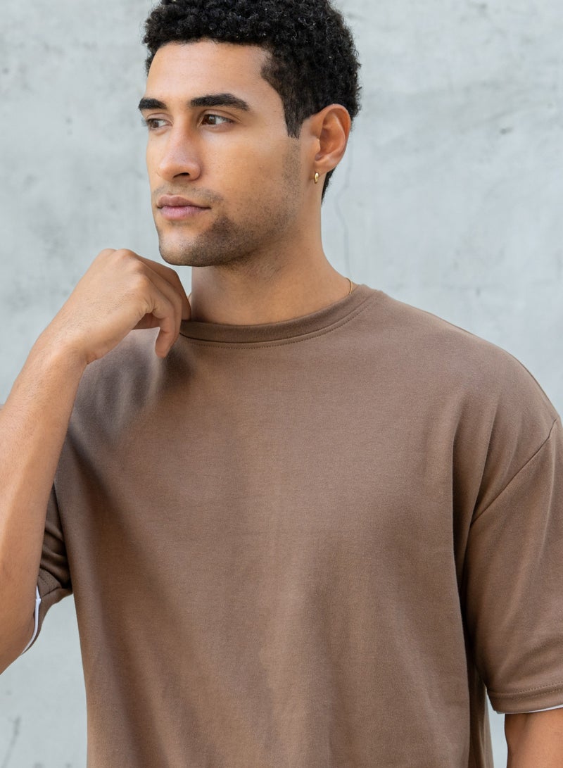 Ztoiq ZTOIQ Men’s Premium Oversized Tapestry T-Shirt with Applique Detailing | High-Quality Streetwear  - Image 2