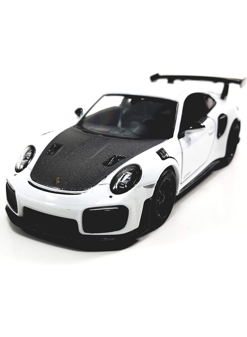 هالامودو 1:36 بورشه 911 GT2 سباقات سبيكة سيارة نموذج لعبة , تصميم السيارات الرياضية مع الأبواب القابلة للفتح , سحب سبيكة يموت الصب سيارة نموذج لعبة , سبائك سباقات الزخرفة مجموعة لعبة السيارة , حفلة عيد ميلاد هدية للفتيان والبنات , 12.5 * 5.5 * 3.5 سم - Image 4