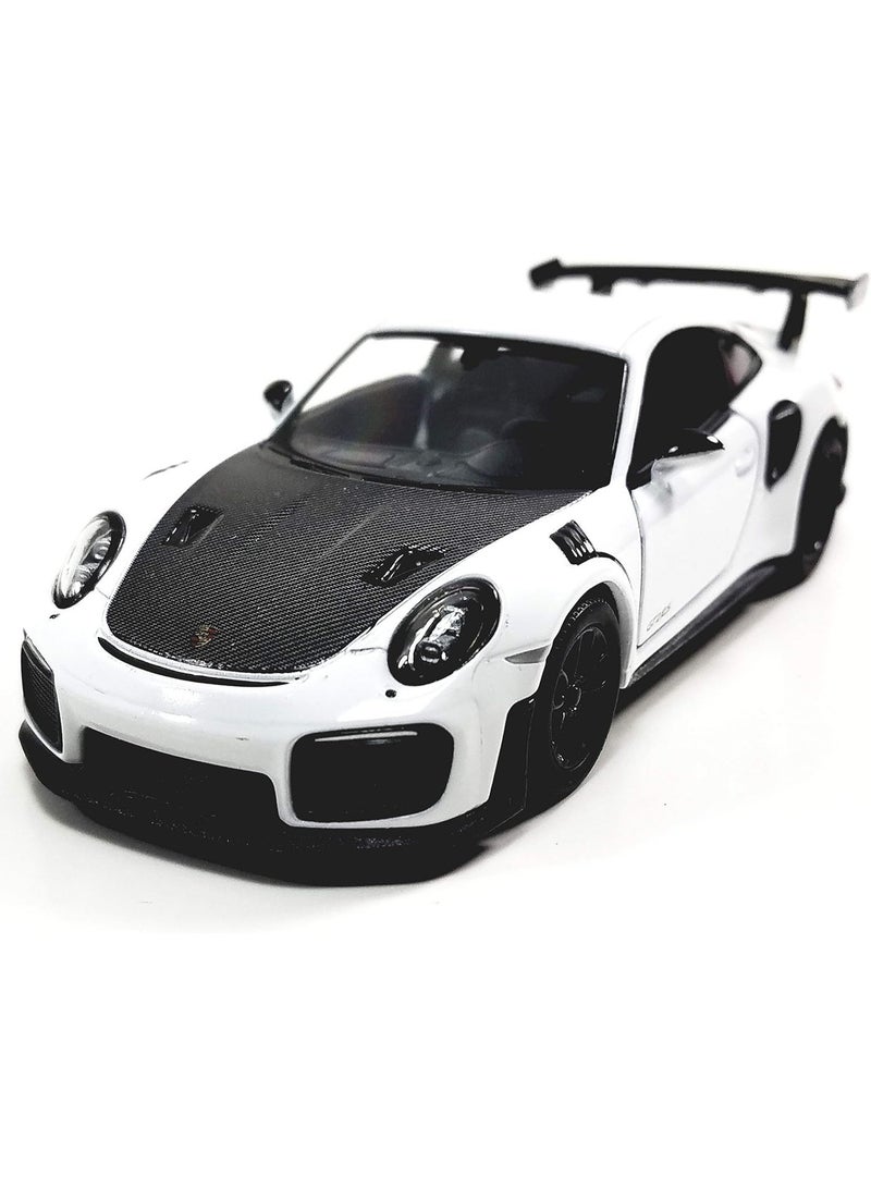 1:36 Alloy Sports Car Model Toy, Sports Car Design With Openable Doors , Pull-Back Alloy Die-Cast Car Model Toy , Ornament Racing Alloy Antique Collection Toy Car , Birthday Party Gift For Boys Girls, Collectible Toy Car, White , 12.5*5.5*3.5 cm - Image 4