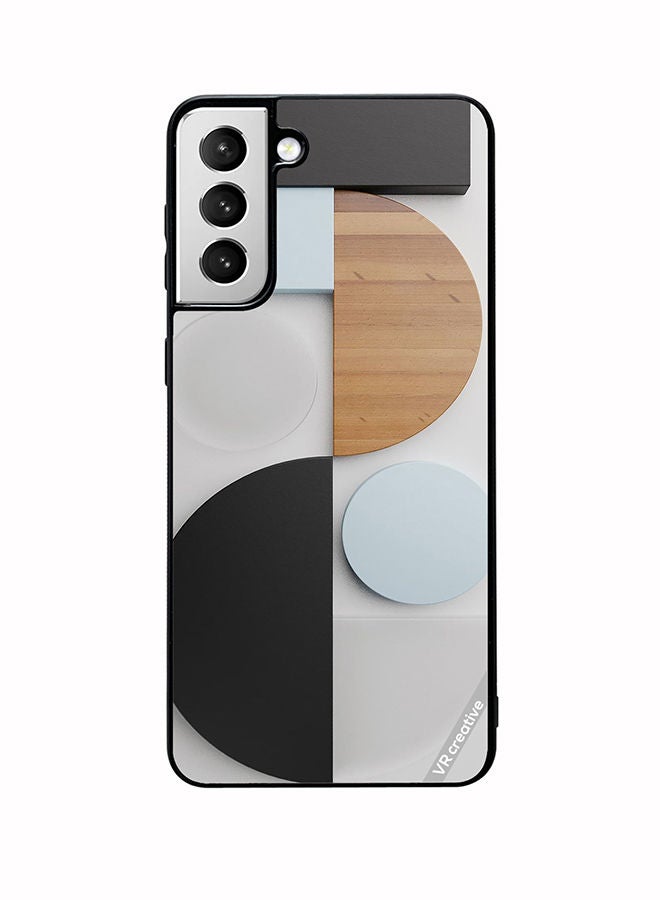 VR CREATIVE Protective Case Cover For Samsung Galaxy S22 5G Abstract Design Multicolour - Image 1