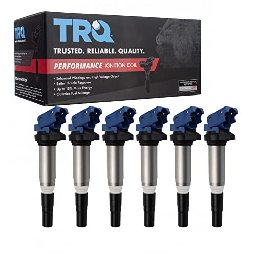 TRQ Ignition Coil Set Compatible with 01-21 BMW - Image 1
