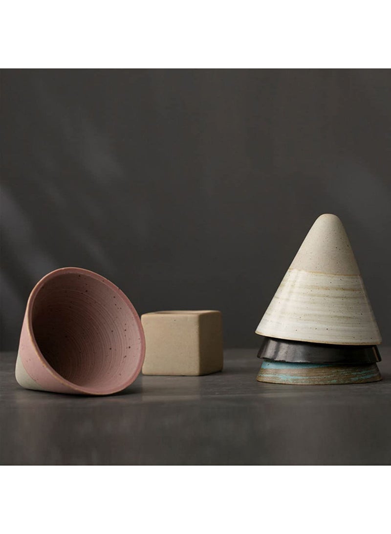 MIBRU Coffee ceramic cup with holder white 150ml Coffee Cup Perfect For Cup or Mug Lovers - Image 3