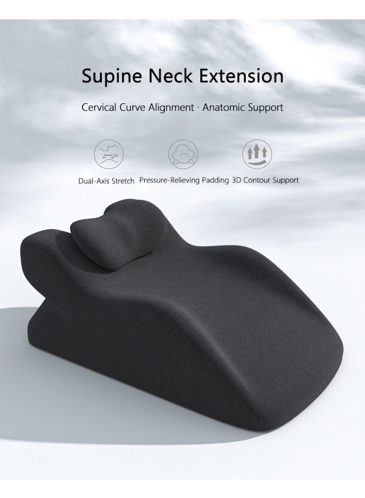 WALALLA 3 in 1 Body Cushion, Versatile Wedge Pillow, Orthopedic Memory Foam Lumbar Pillow, Bed Waist Cushions, Leg Elevation Support Pillow, Reading Pillow, Prone-Sleeping Pillow for Post-Surgery, Back Pain - Image 3