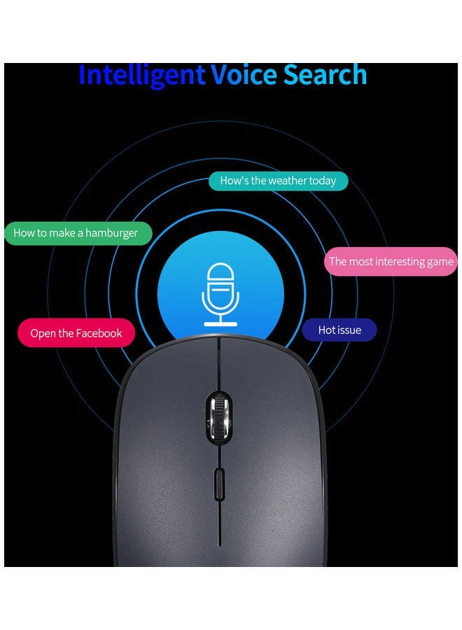 NIBEMINENT Intelligent Voice Mouse Grey - Image 4